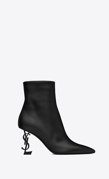 Opyum 85 Stiefelette aus schwarzem Leder